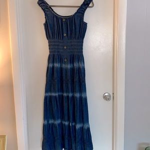 Lapis denim broomstick dress Small